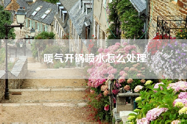 暖气开锅喷水怎么处理