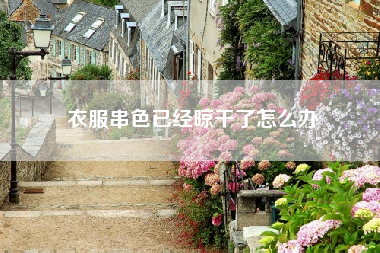 衣服串色已经晾干了怎么办