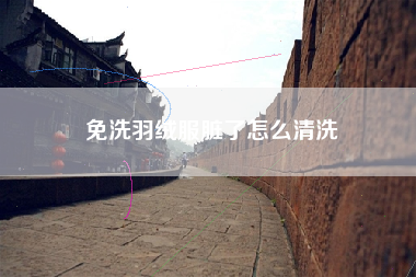 免洗羽绒服脏了怎么清洗