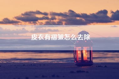 皮衣有褶皱怎么去除