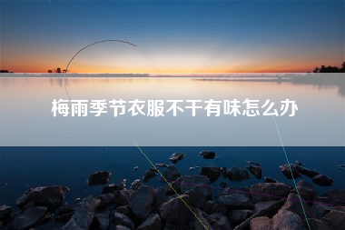 梅雨季节衣服不干有味怎么办