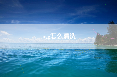 ugg怎么清洗