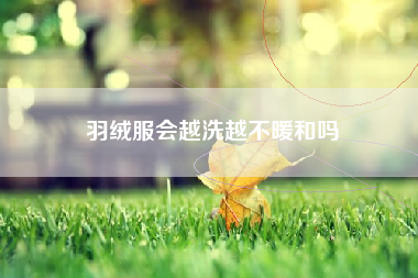 羽绒服会越洗越不暖和吗