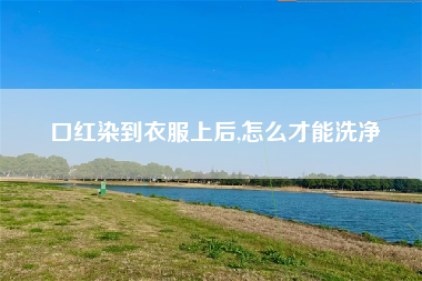 口红染到衣服上后,怎么才能洗净