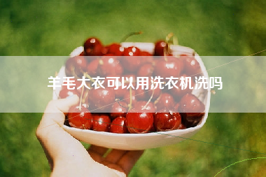 羊毛大衣可以用洗衣机洗吗