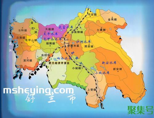 吉林舒兰市地理概况