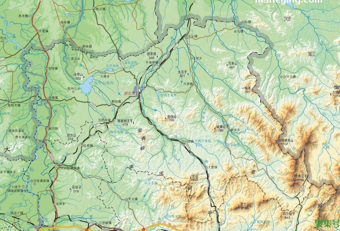 吉林舒兰市地理概况