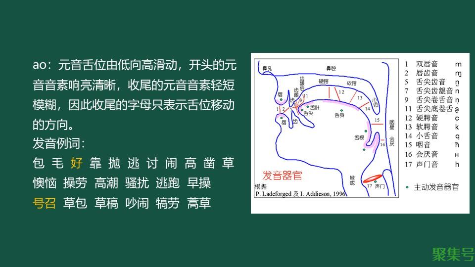 韵母ao的所有字(韵母ao的读音)