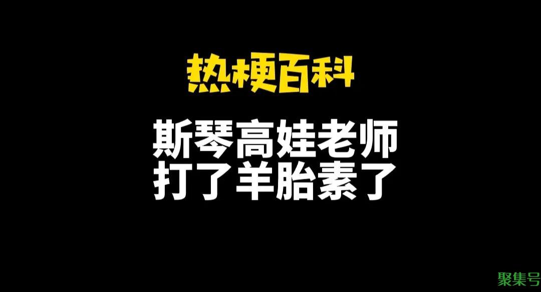 羊胎素是什么梗(羊胎素是什么梗 斯琴高娃)