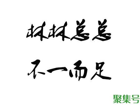 不一而足（林林总总,不一而足什么意思?）