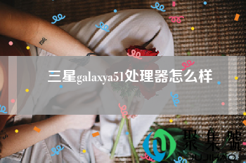三星galaxya51处理器怎么样