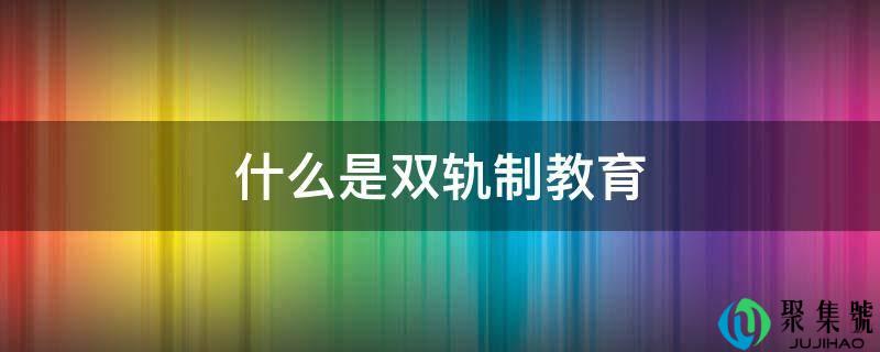 什么是双轨造教育
