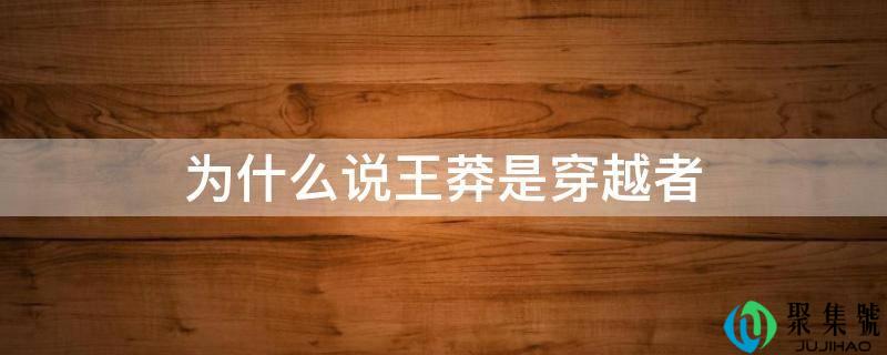 详细阅读:为什么说王莽是穿越者 为什么说王莽是穿越者