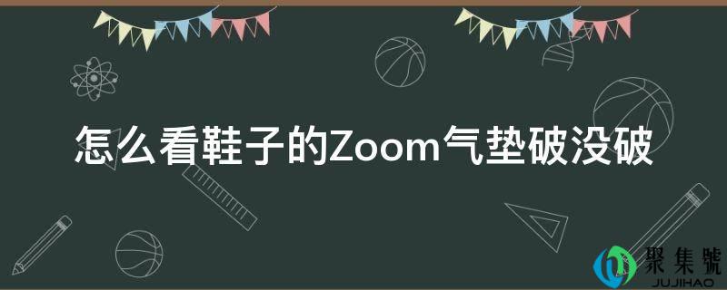 怎么看鞋子的Zoom气垫破没破