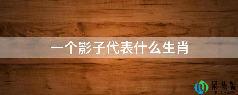一个影子代表什么生肖