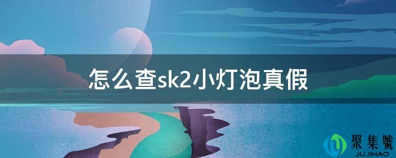 详细阅读:怎么查sk2小灯胆实假 怎么查sk2小灯胆实假