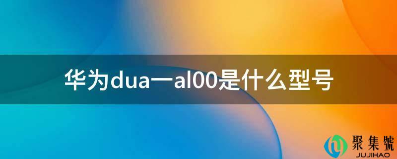 华为dua一al00是什么型号