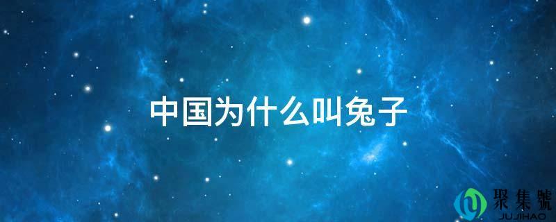 中国为什么叫兔子