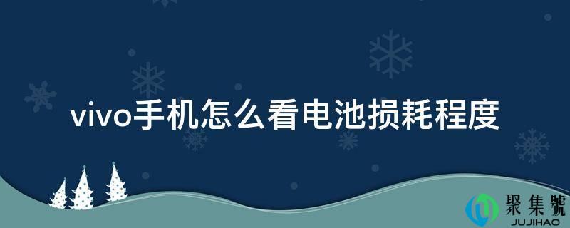vivo手机怎么看电池损耗水平