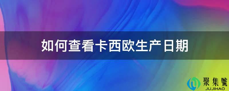 若何查看卡西欧消费日期