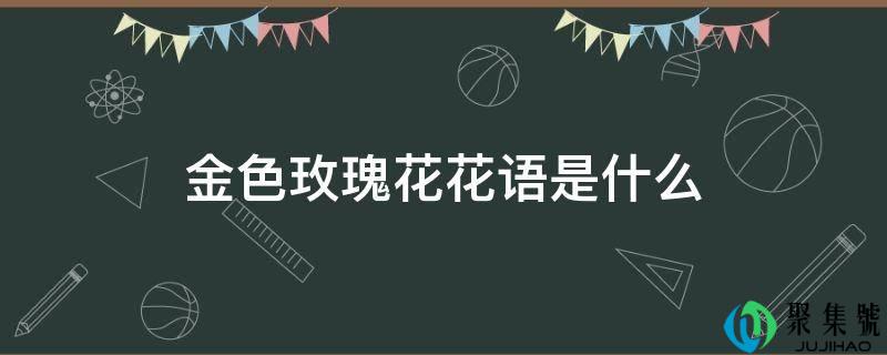 金色玫瑰花花语是什么