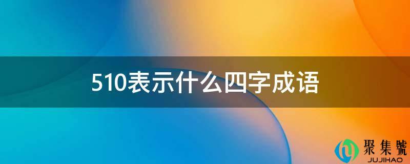 510暗示什么四字成语