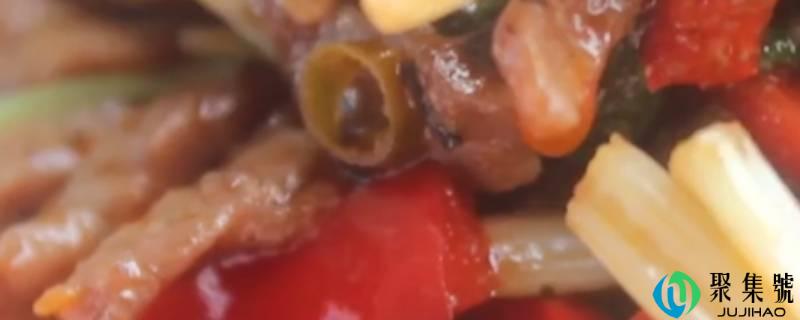 牛肉芹菜怎么炒