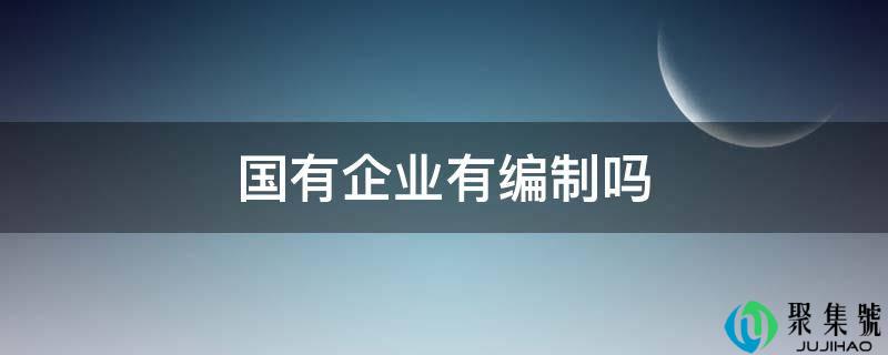 详细阅读:国有企业有体例吗 国有企业有体例吗