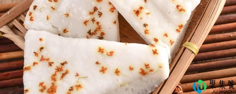 米发糕为什么要加面粉