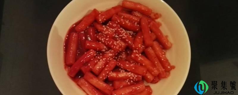 韩国年糕怎么炒