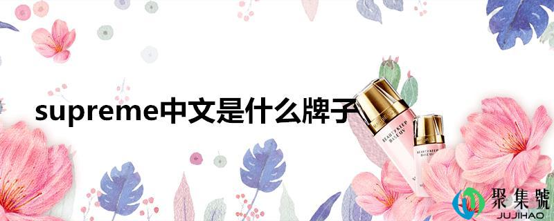 supreme中文是什么牌子