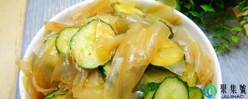 黄瓜粉皮凉菜怎么拌好吃