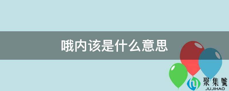 哦内该是什么意思