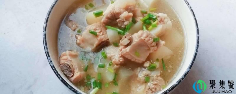 白萝卜炖排骨的成效与感化