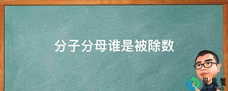 分子分母谁是被除数