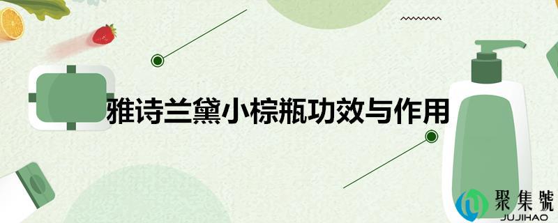 雅诗兰黛小棕瓶功效与作用