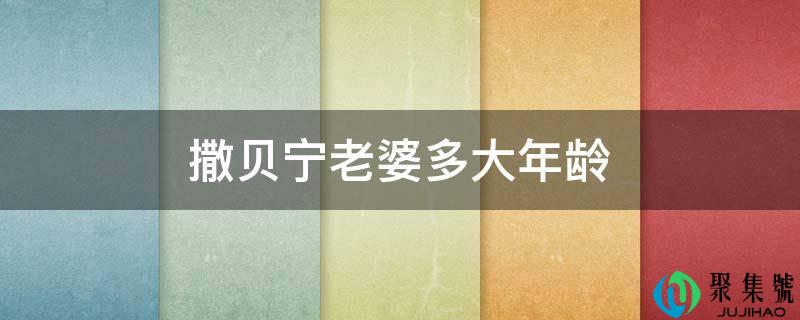 撒贝宁老婆多大年龄