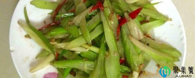 芹菜素炒怎么做好吃