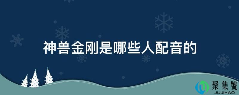 神兽金刚是哪些人配音的