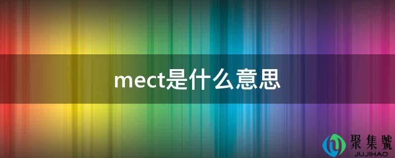 mect是什么意思