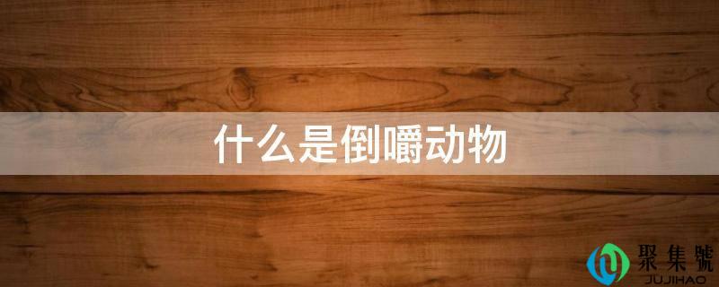 什么是倒嚼动物