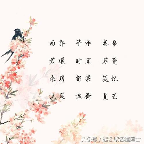 潼字的女孩名字寓意