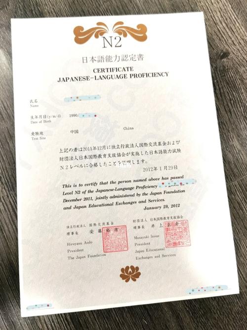 n2是什么证(日语n2是什么证)