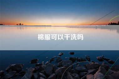 棉服可以干洗吗