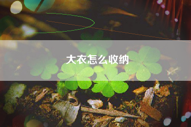大衣怎么收纳