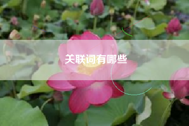 关联词有哪些
