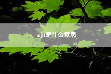 mjtt是什么意思