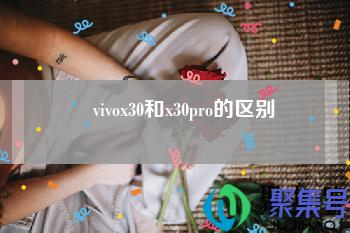 vivox30跟vivox30pro有什么区别(vivox30与x30pro哪个性价比高)
