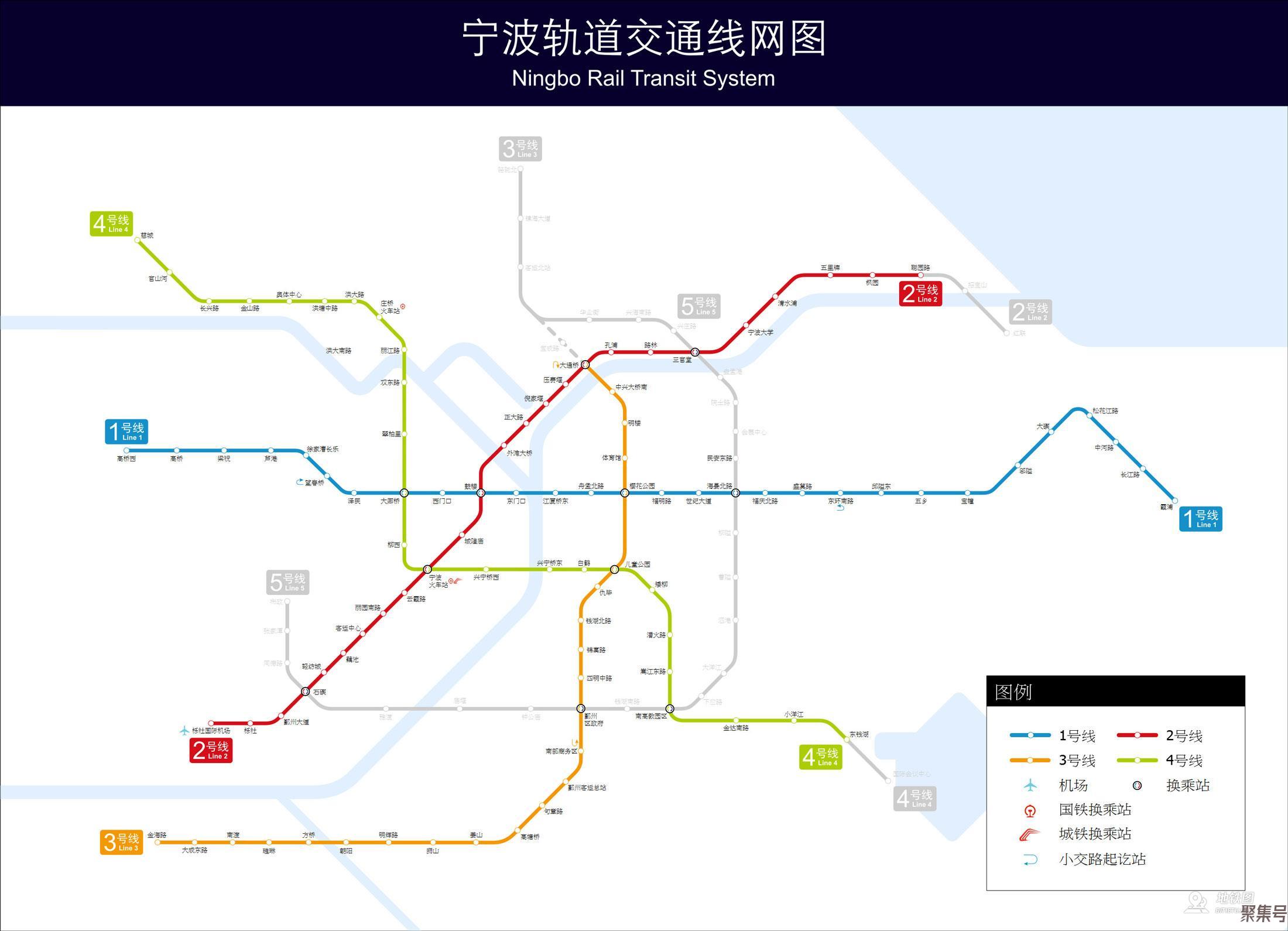 宁波地铁线路图高清晰最新(宁波地铁运营时间表最新)