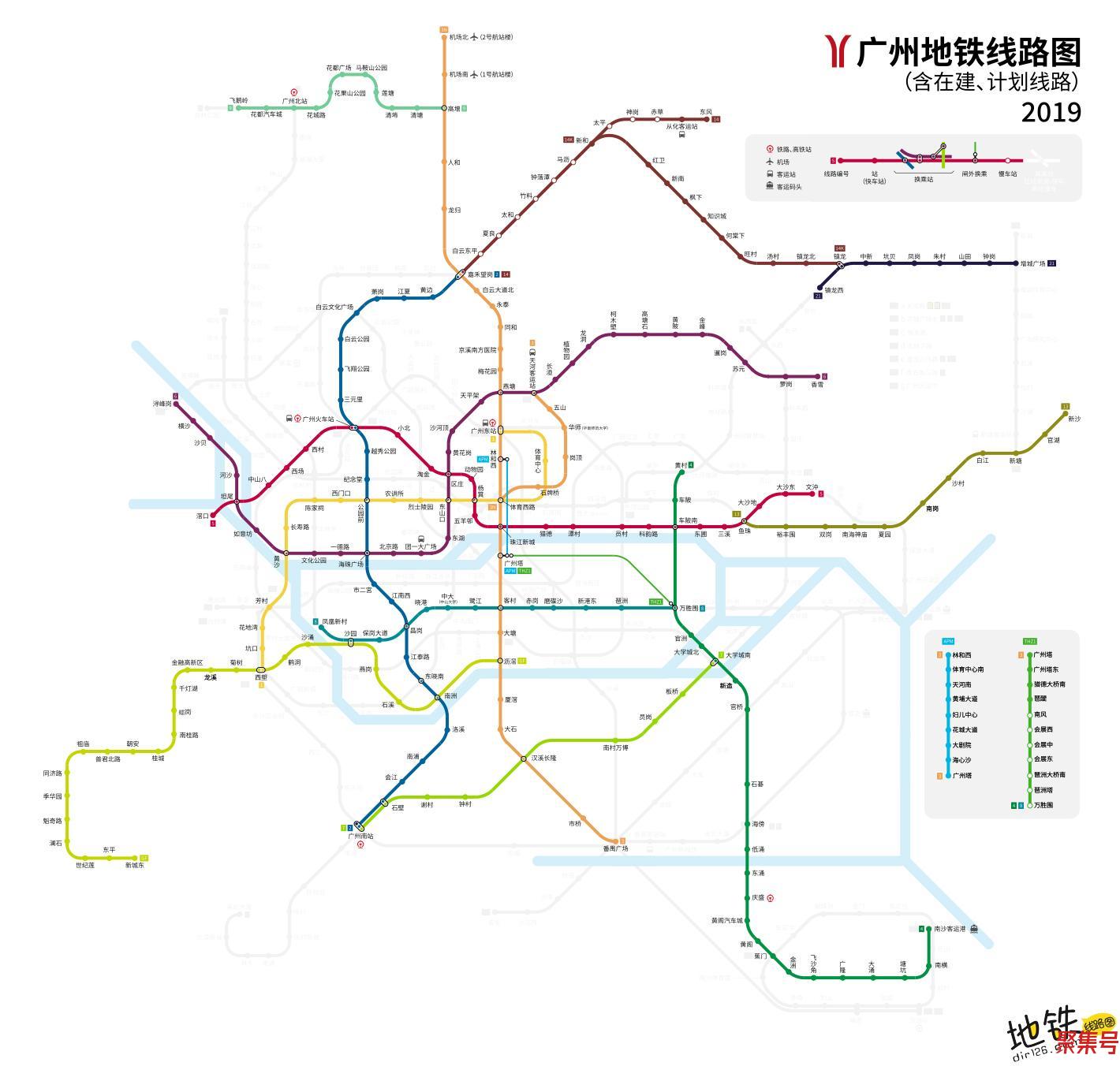 广州地铁线路图高清晰最新(广州地铁运营时间表最新)